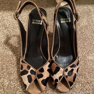 Stuart Weitzman Cheetah Print Heels